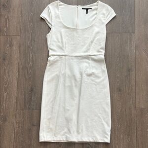 Victoria’s Secret White Sheath Dress Size 8 | Cap Sleeve | Fitted | EUC